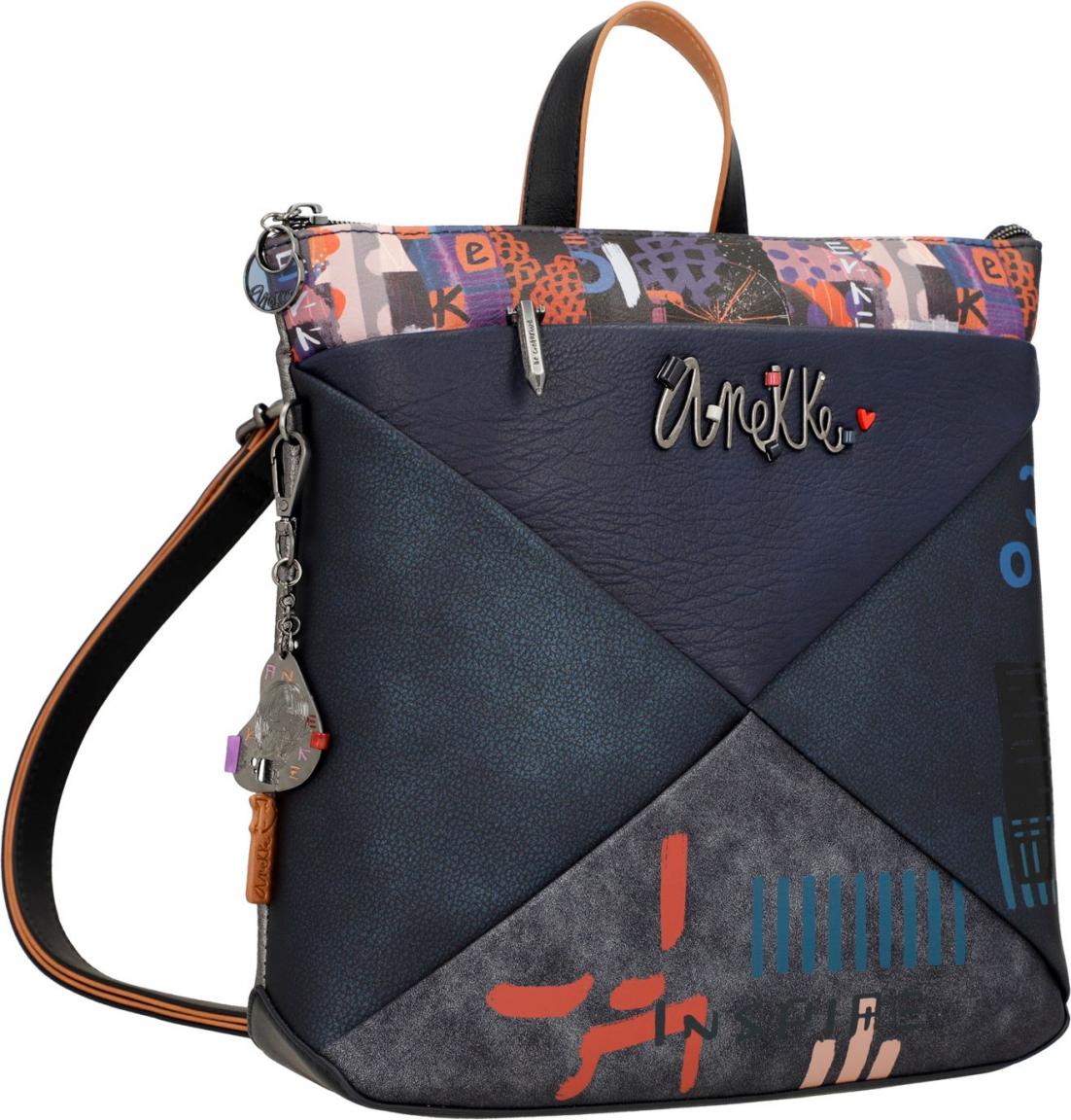 extravaganter Cityrucksack Origami blau Anekke Contemporary