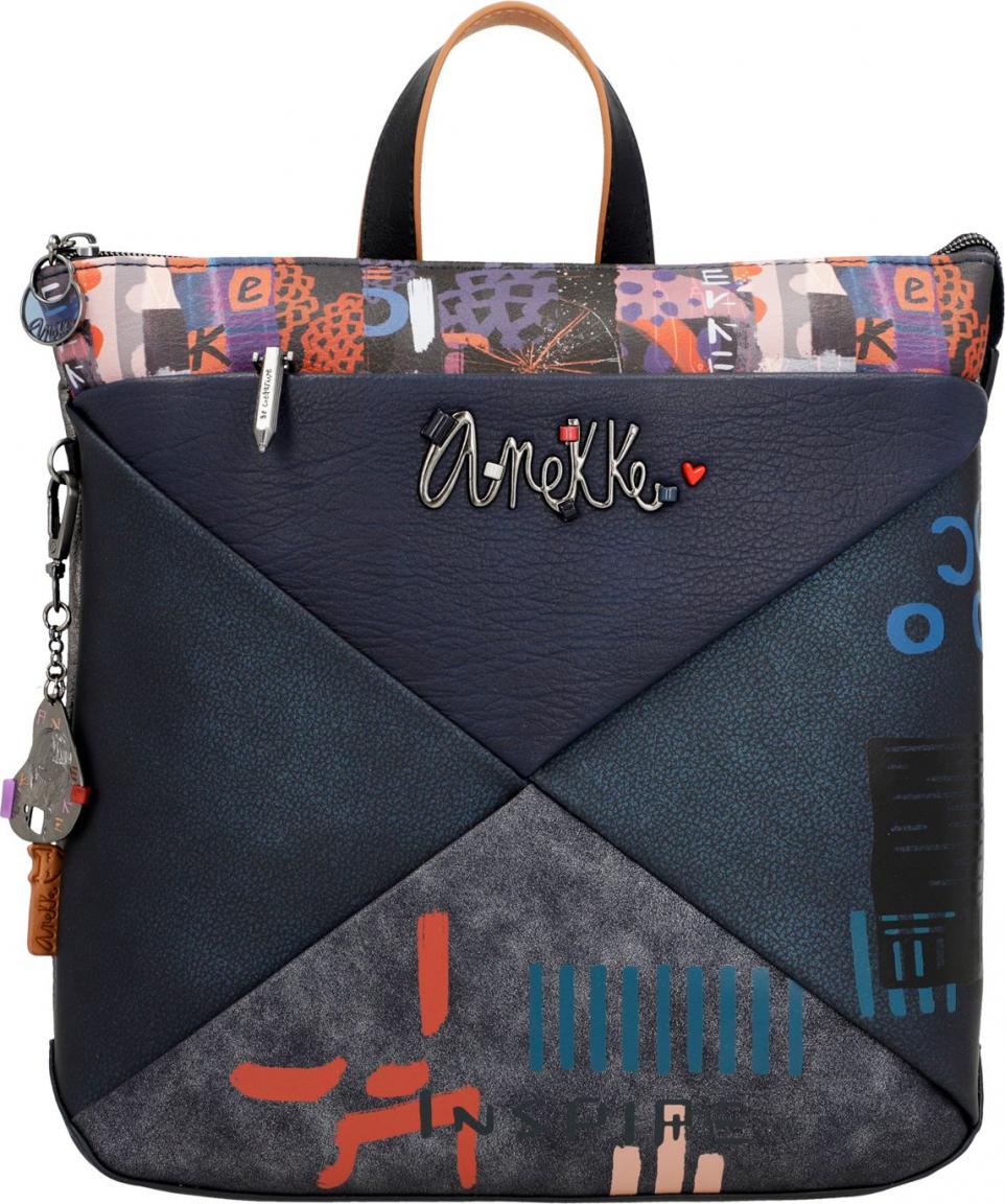 extravaganter Cityrucksack Origami blau Anekke Contemporary