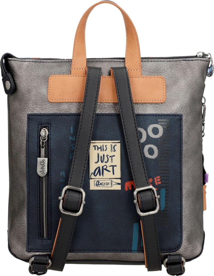 extravaganter Cityrucksack Origami blau Anekke Contemporary