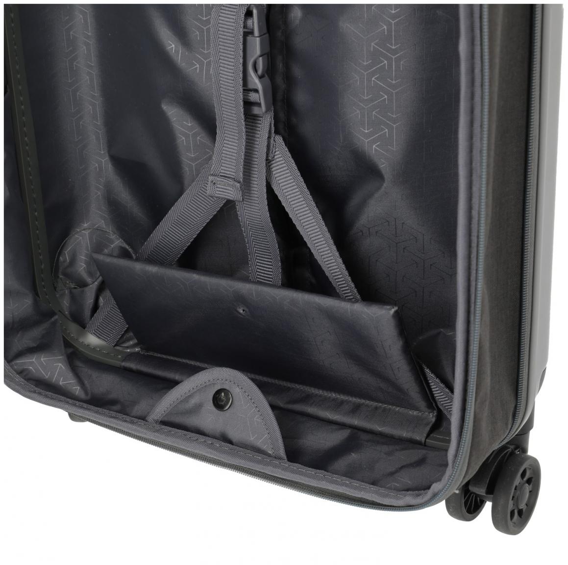 faltbarer Kabinenkoffer dunkelgrau anthrazit Travelite Basics 55cm