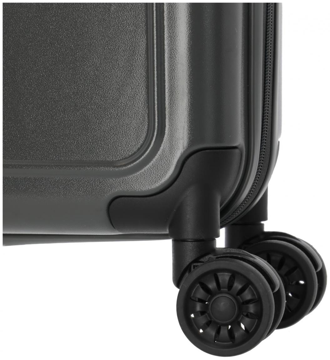 faltbarer Kabinenkoffer dunkelgrau anthrazit Travelite Basics 55cm