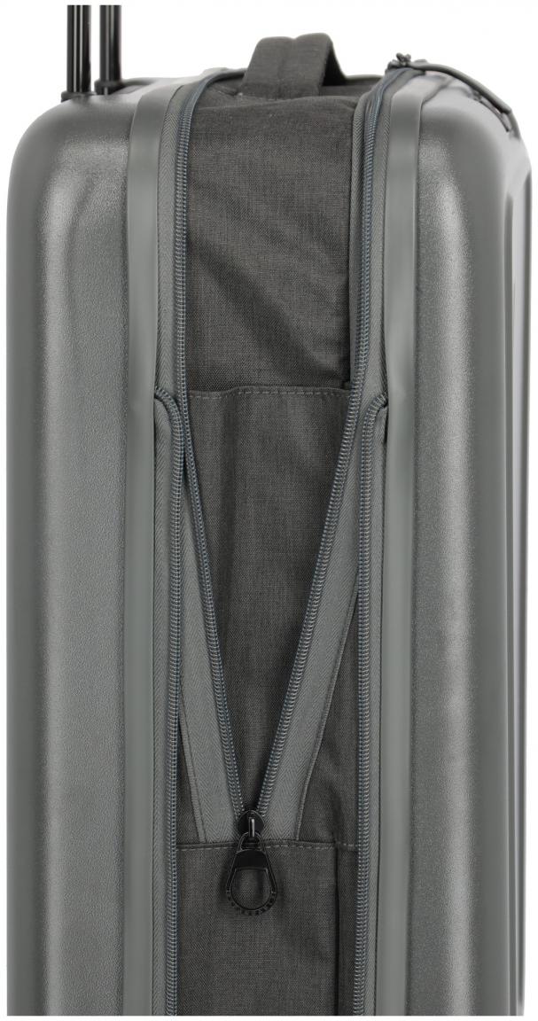 faltbarer Kabinenkoffer dunkelgrau anthrazit Travelite Basics 55cm