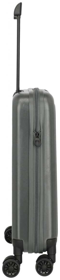 faltbarer Kabinenkoffer dunkelgrau anthrazit Travelite Basics 55cm