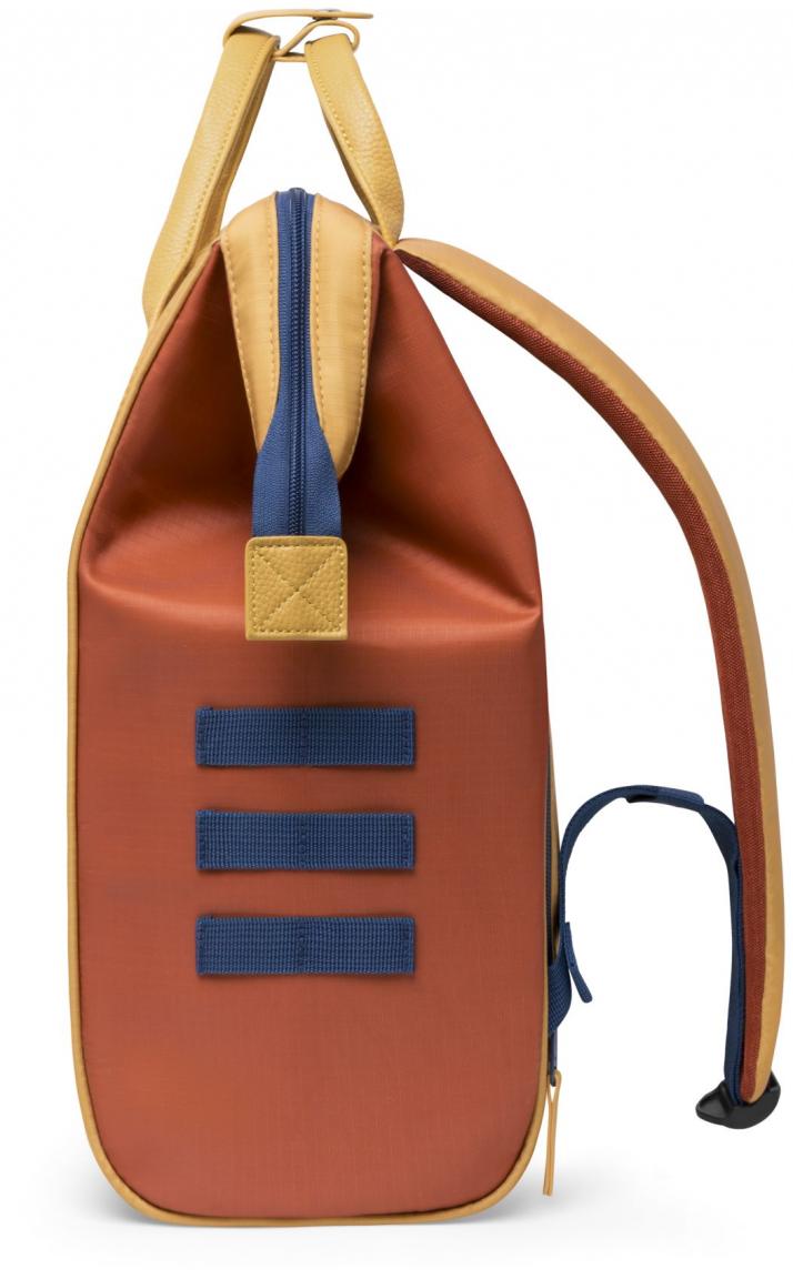 farbenfroher Freizeitrucksack Kilfi Adventurer Medium gelb Cabaia orange Blätter