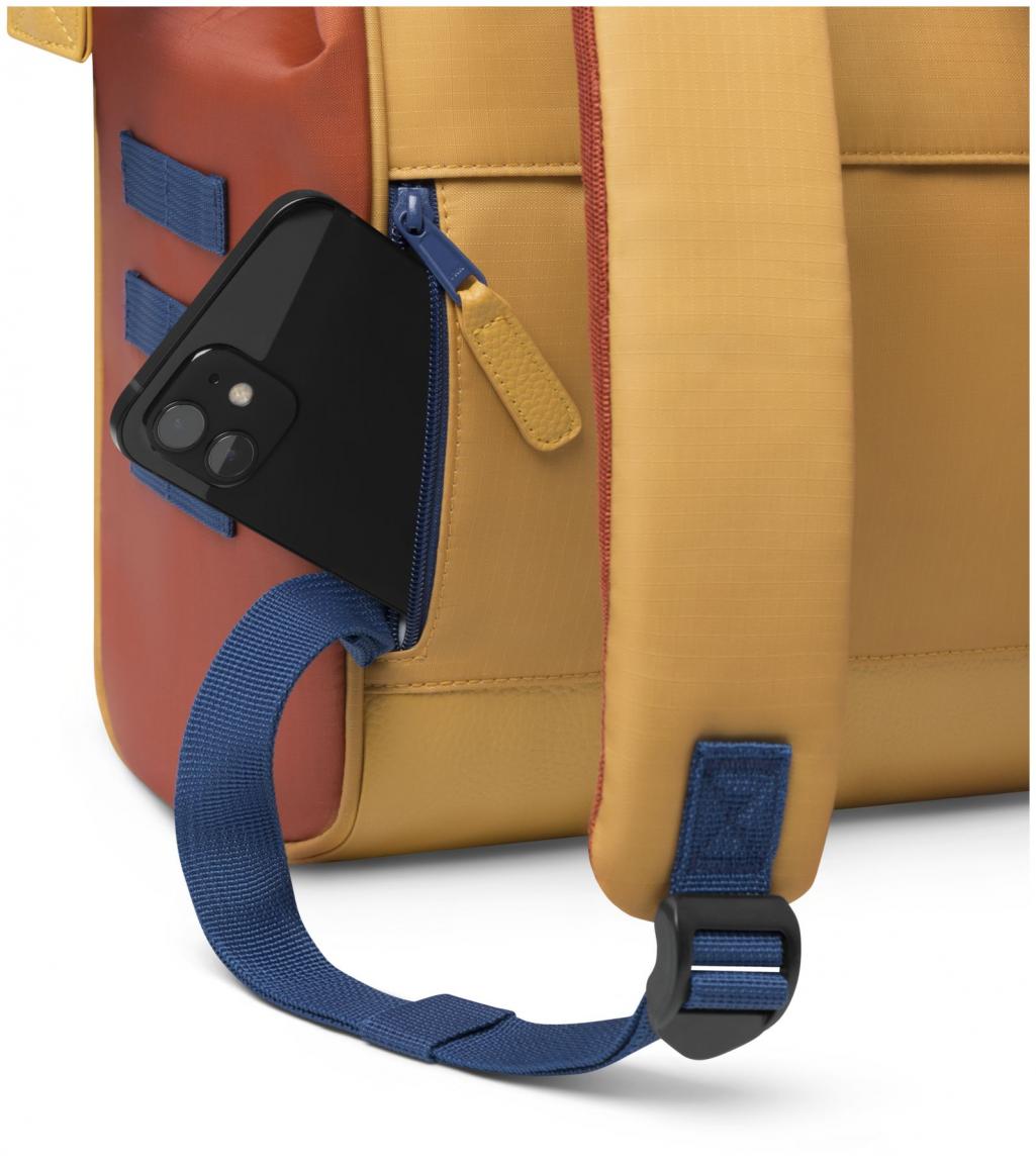 farbenfroher Freizeitrucksack Kilfi Adventurer Medium gelb Cabaia orange Blätter