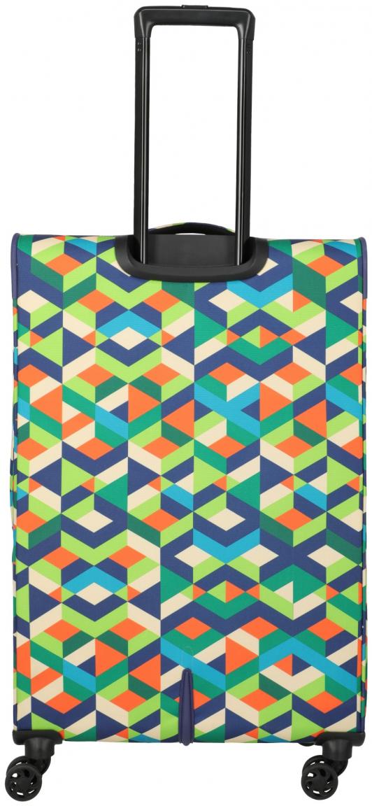 farbenfroher Reisekoffer Travelite Campus 4w Trolley L 75cm Multi Color erweiterbar