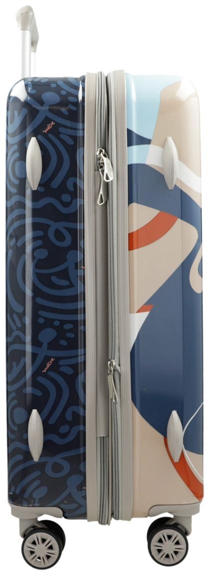 farbenfroher Reisetrolley M 63cm Anekke Muse Eikon
