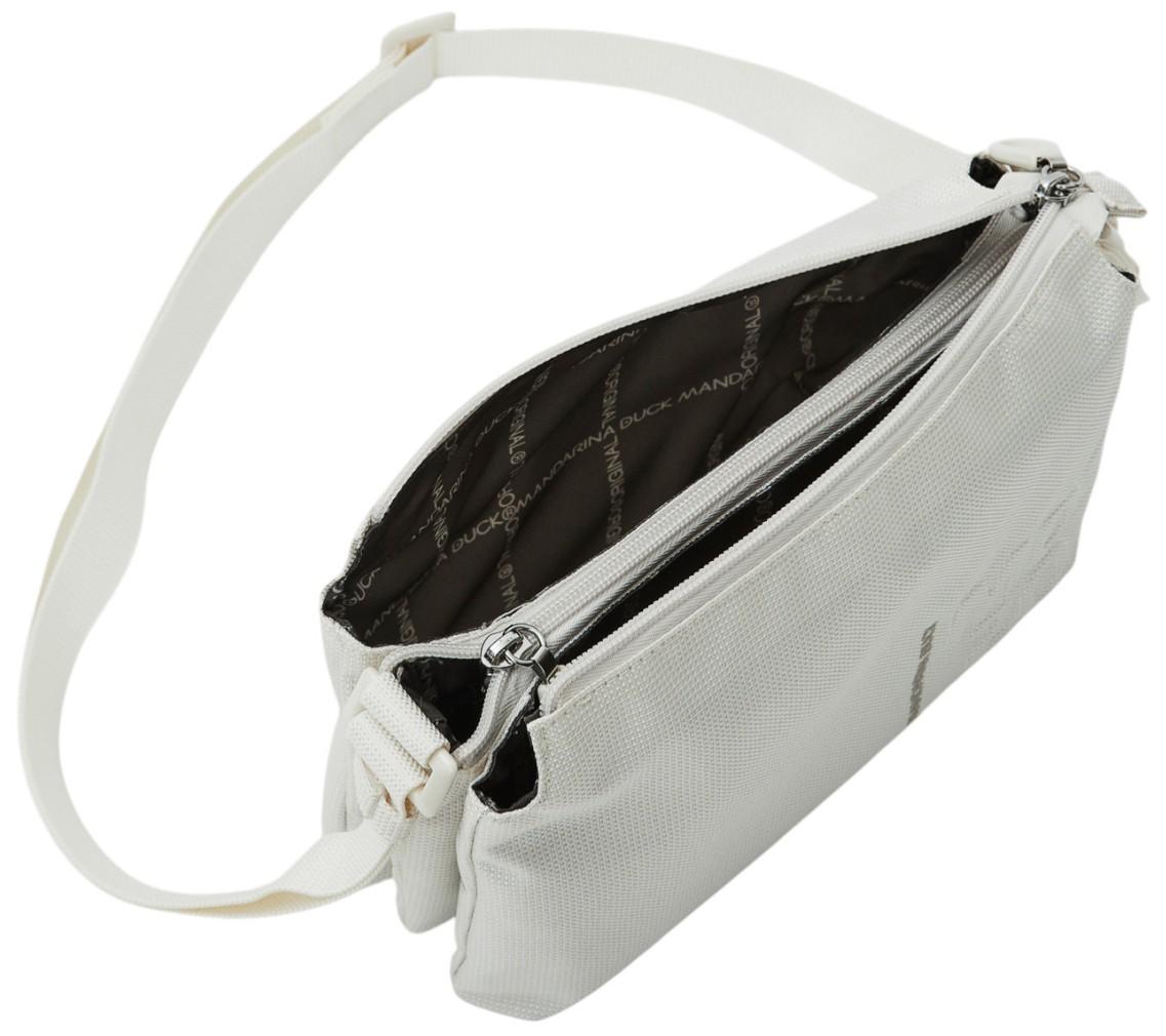 federleichte Umhängetasche Mandarina Duck Pochette cremeweiß MD20 Latte