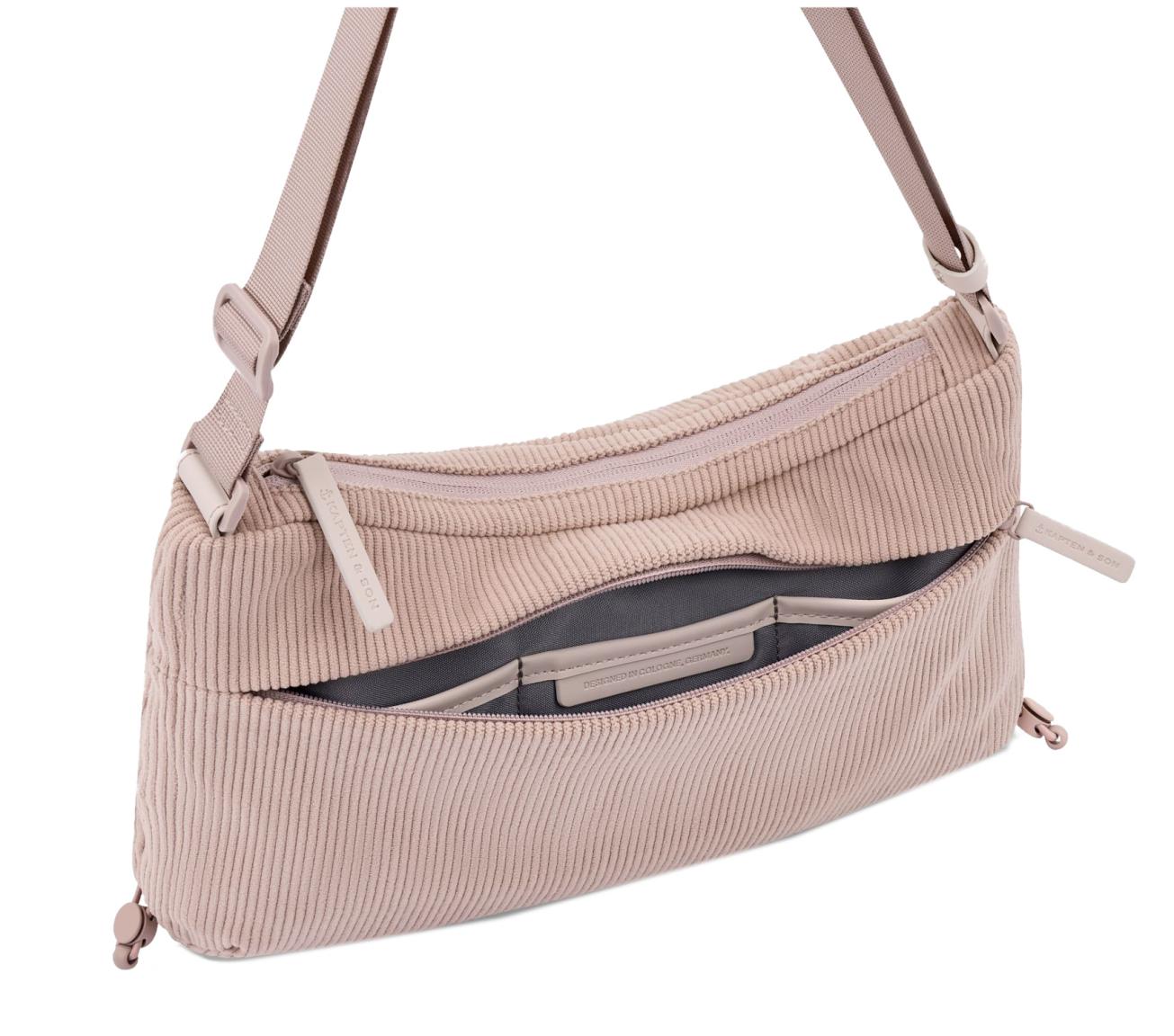 feminine Beuteltasche Kapten and Son Skara Small CORD Rose Clay
