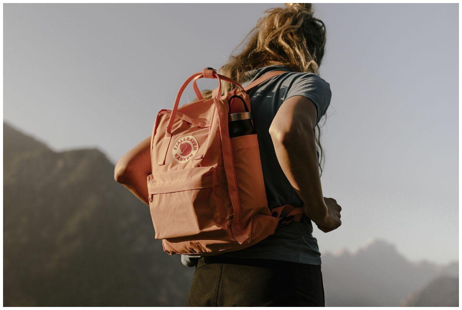 femininer Damenrucksack Kanken Fjällräven Chalk Rose