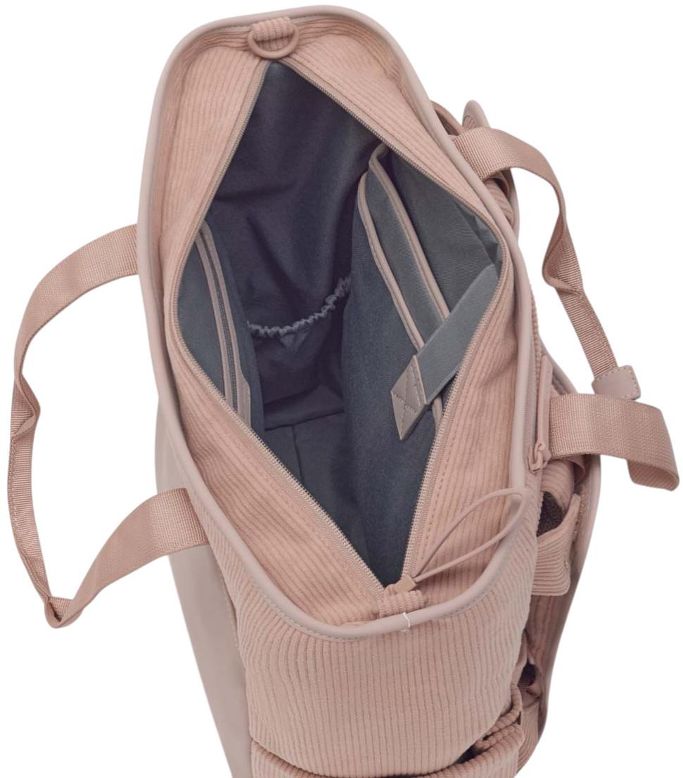 femininer Damenrucksack Kapten and Son Lindby PRO Tasche rosa Rippcord