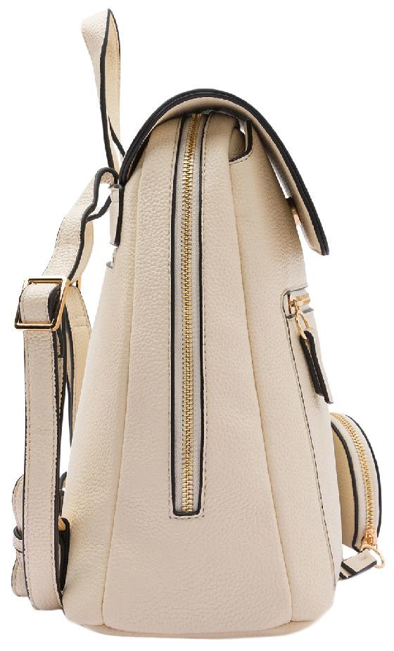 femininer L.Credi Cityrucksack Überschlag creme Etui Ninina