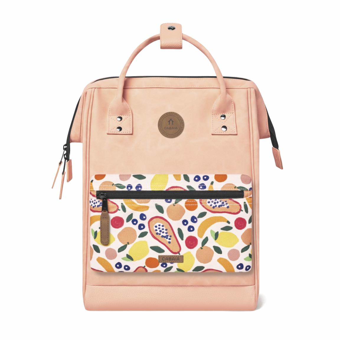 femininer Tagesrucksack Cabaia Adventurer Medium Como Baby Salmon Lachsfarben