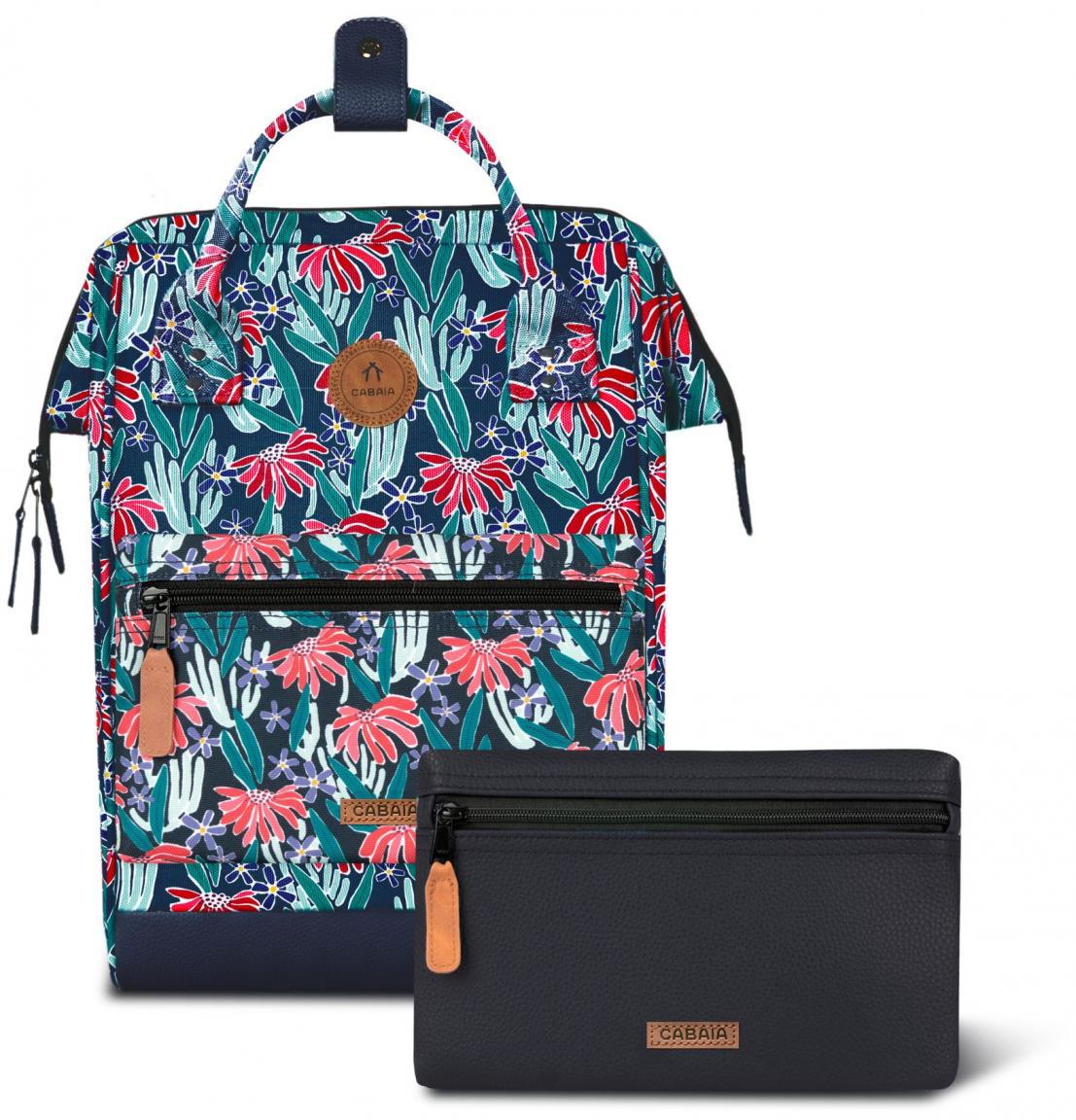 femininer Wanderrucksack Edea Blumen Cabaia Medium bunt Adventurer 