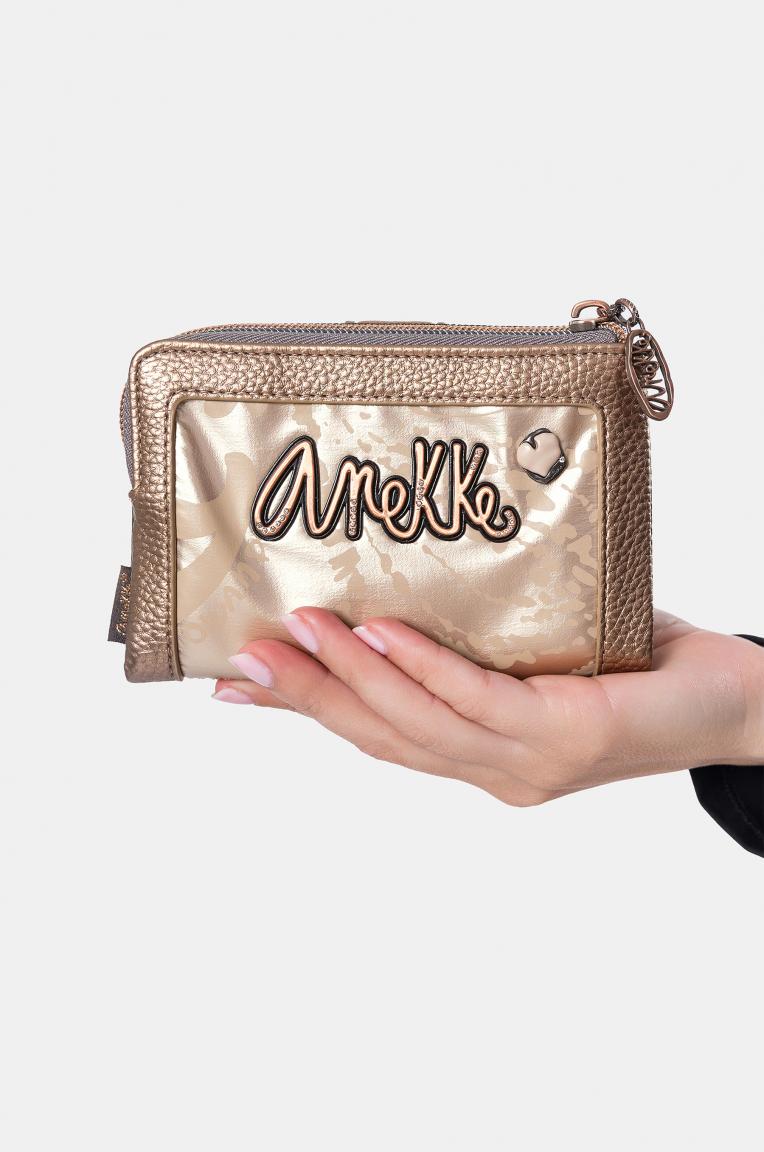 flexible Klappbörse Anekke gold Intentions glänzend Real  RFID