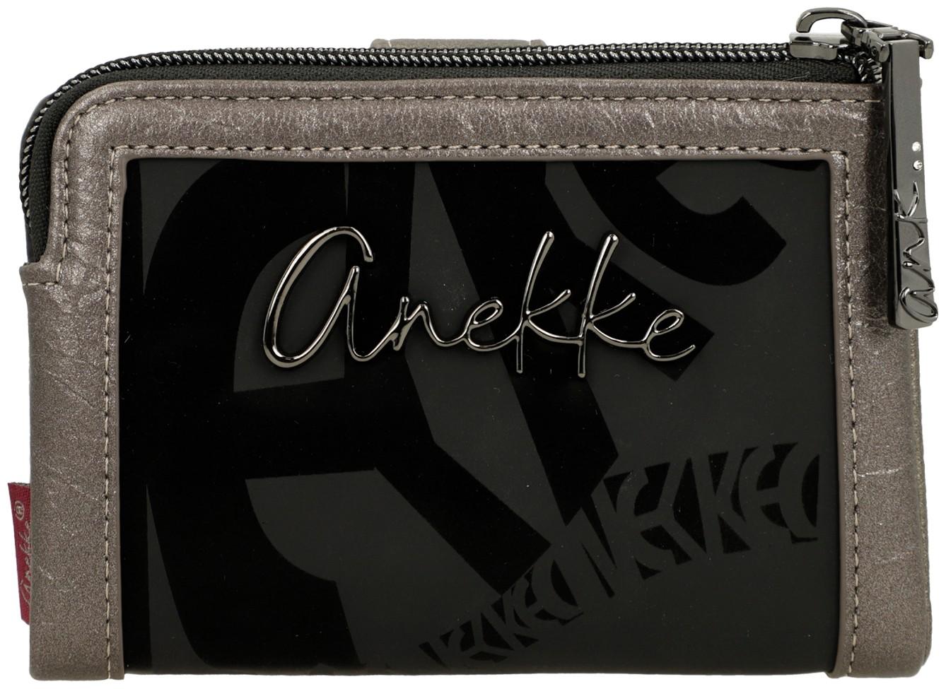 flexiblem Portmonnaie Anekke Khroma schwarz glänzend