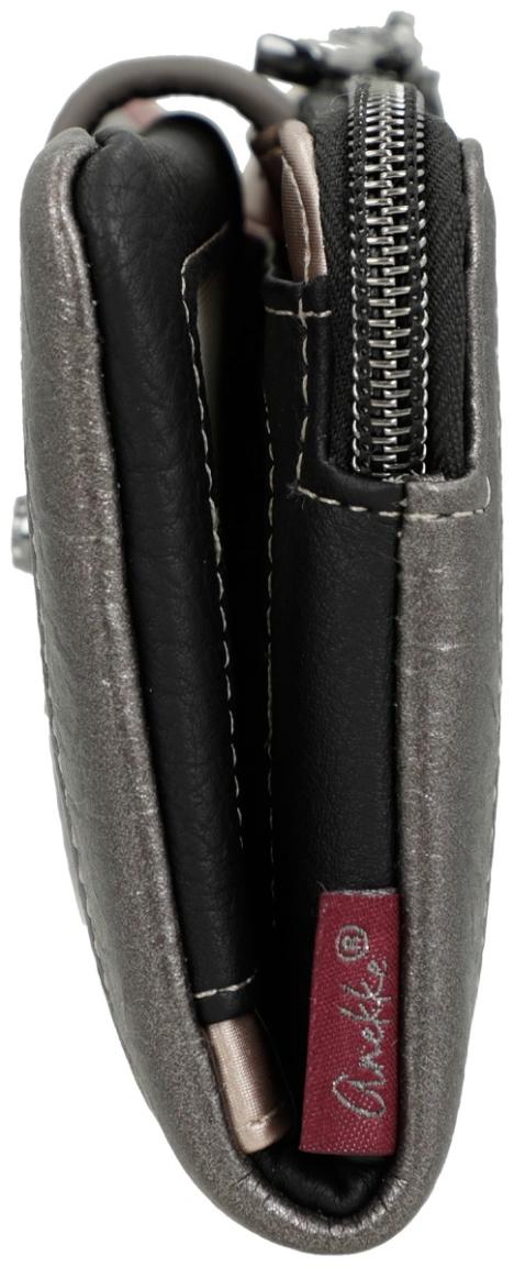 flexiblem Portmonnaie Anekke Khroma schwarz glänzend