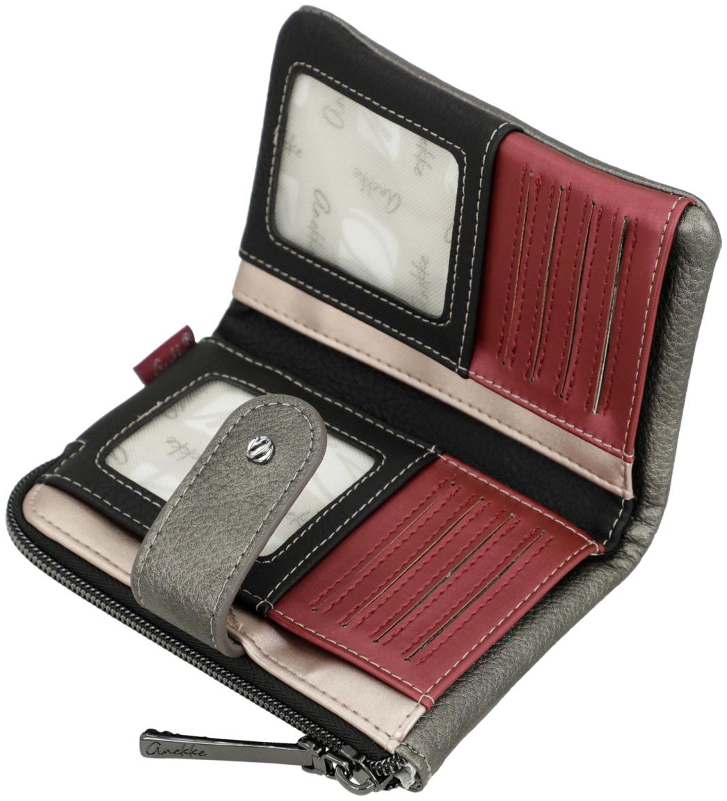 flexiblem Portmonnaie Anekke Khroma schwarz glänzend