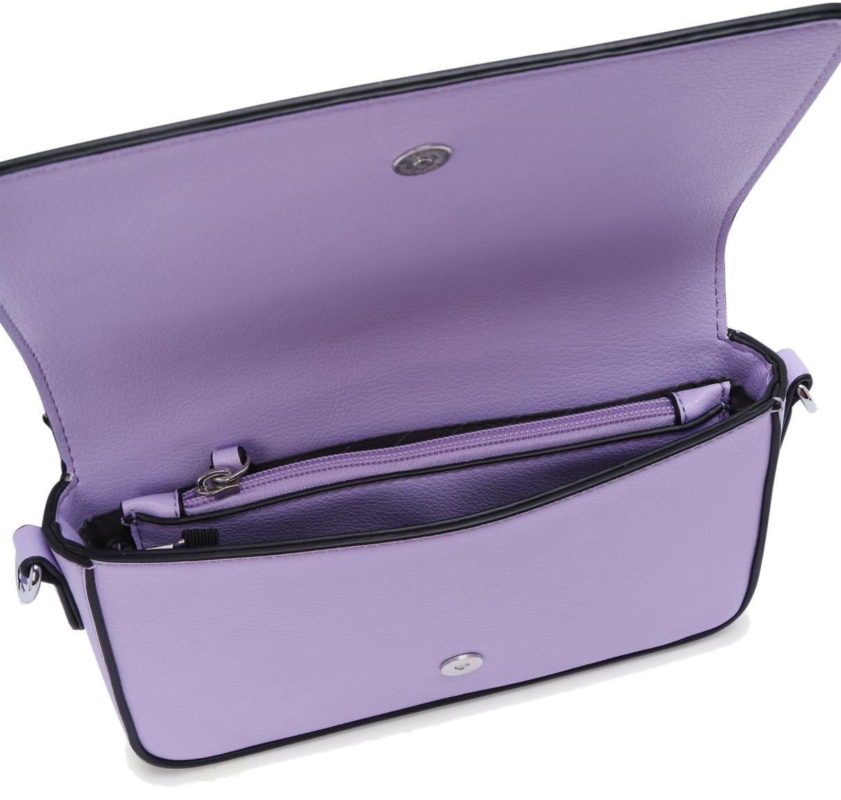 fliederfarbene Überschlagtasche L.Credi Jane Lilac vegan