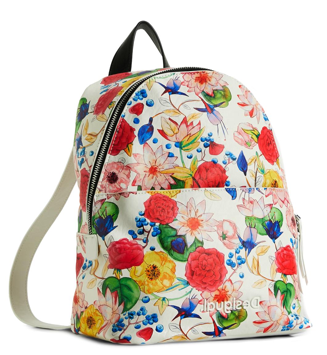 floraler Damenrucksack Eterea White Mombasa Mini Desigual