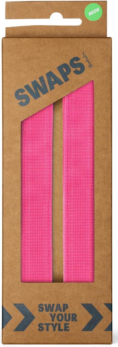 fluoreszierende Wechselbänder für Satch Pack Swaps 2er Set Neon Pink