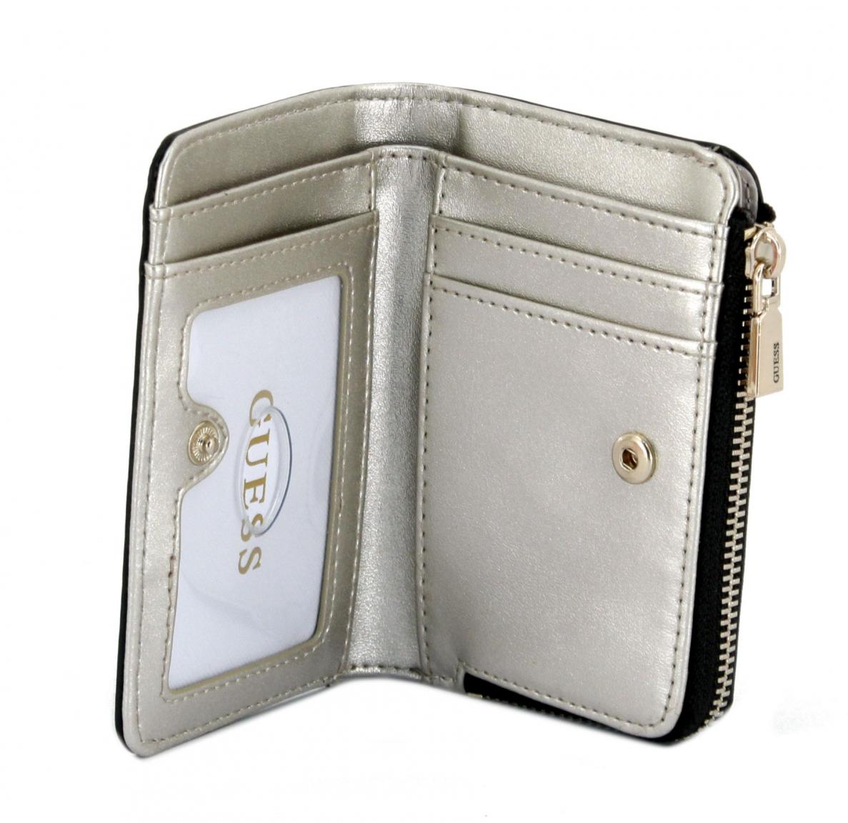 geprägte Kompaktbörse Simply Taupe Logo Guess Phoebe