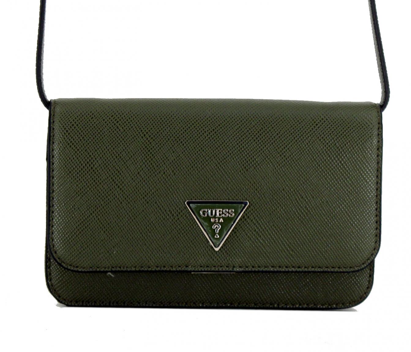 geprägte Überschlagtasche mit Handyfach Guess La Femme Pale Rose