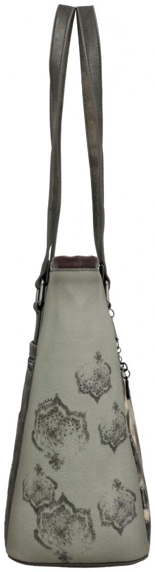 geräumige Shoppertasche Anekke Real Manifesto Nieten Metallic