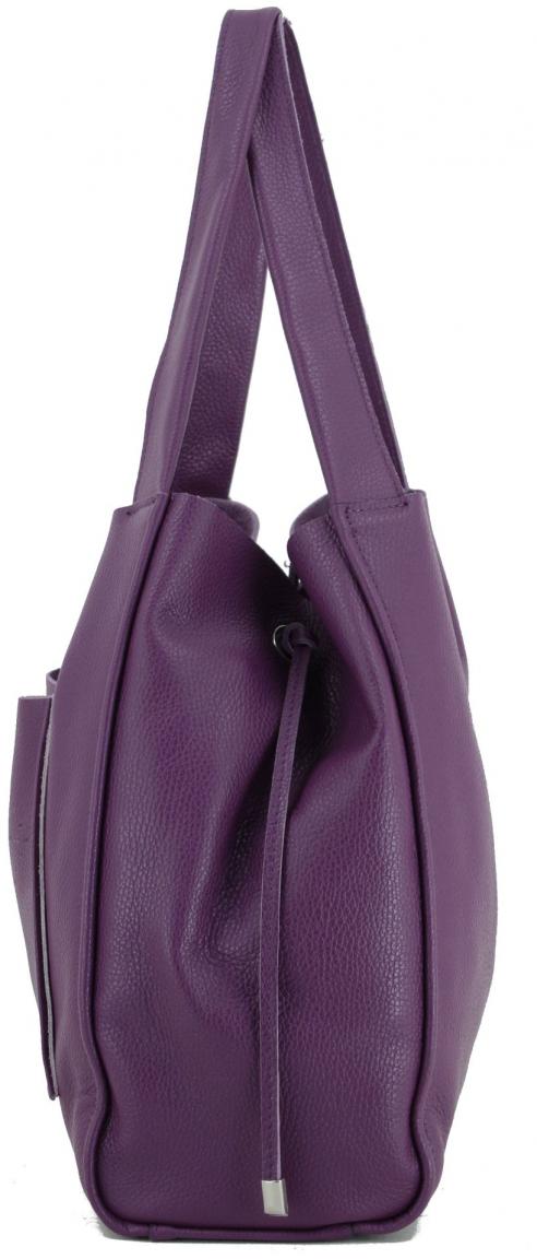 geräumige Shoppertasche Stanzmuster Caleidos Violet variabel