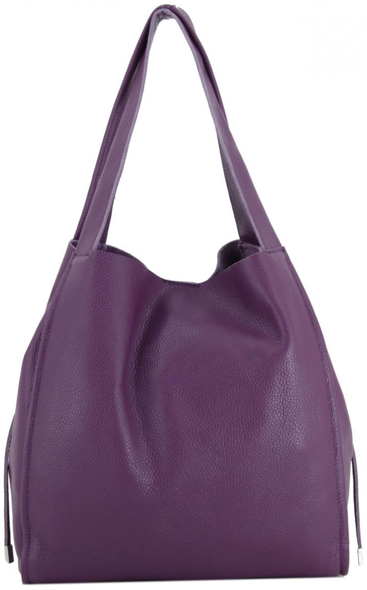 geräumige Shoppertasche Stanzmuster Caleidos Violet variabel