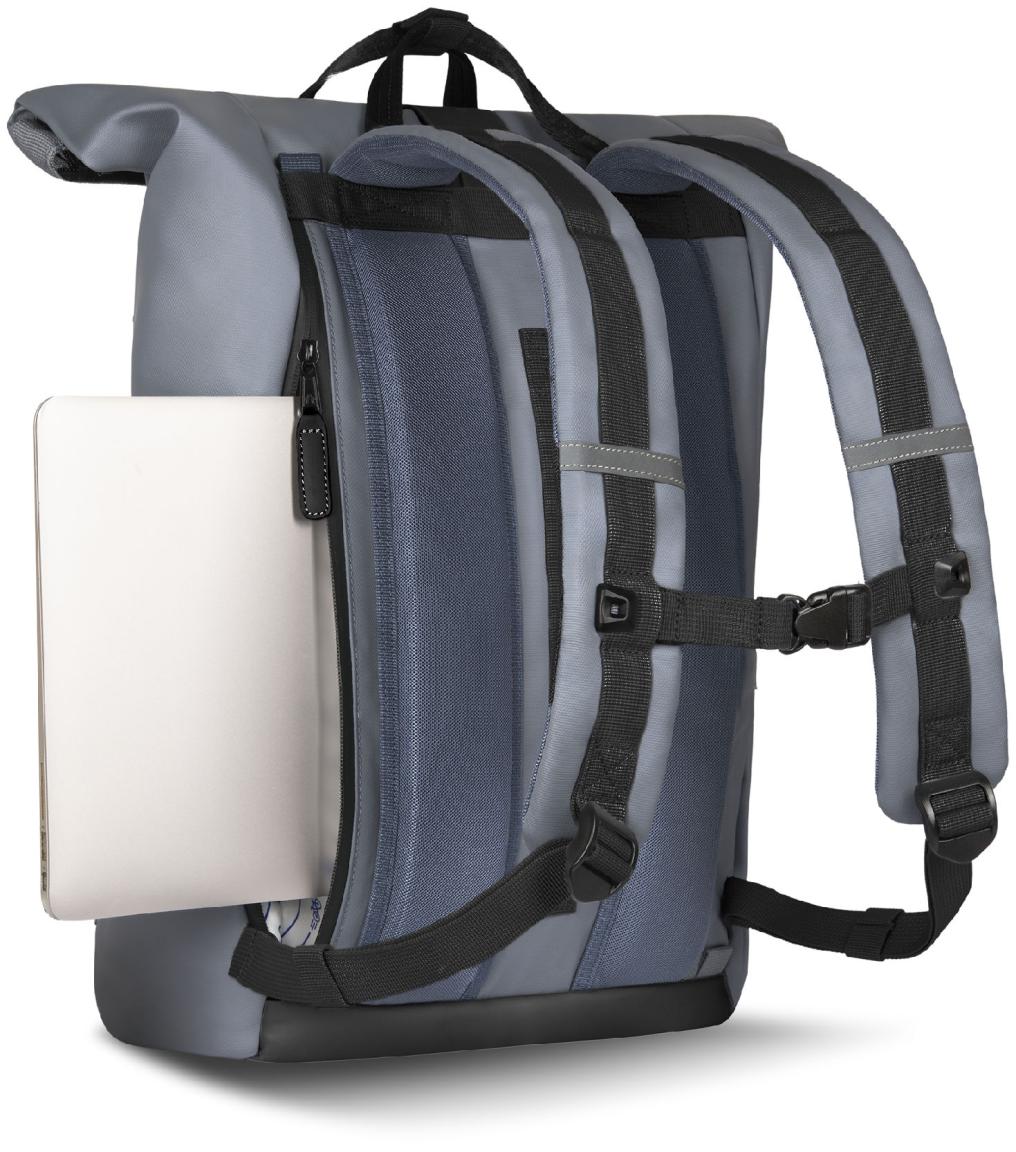 geräumiger Outdoorrucksack Cabaia Explorer Large beige Cap Breton beschichtet Karabiner