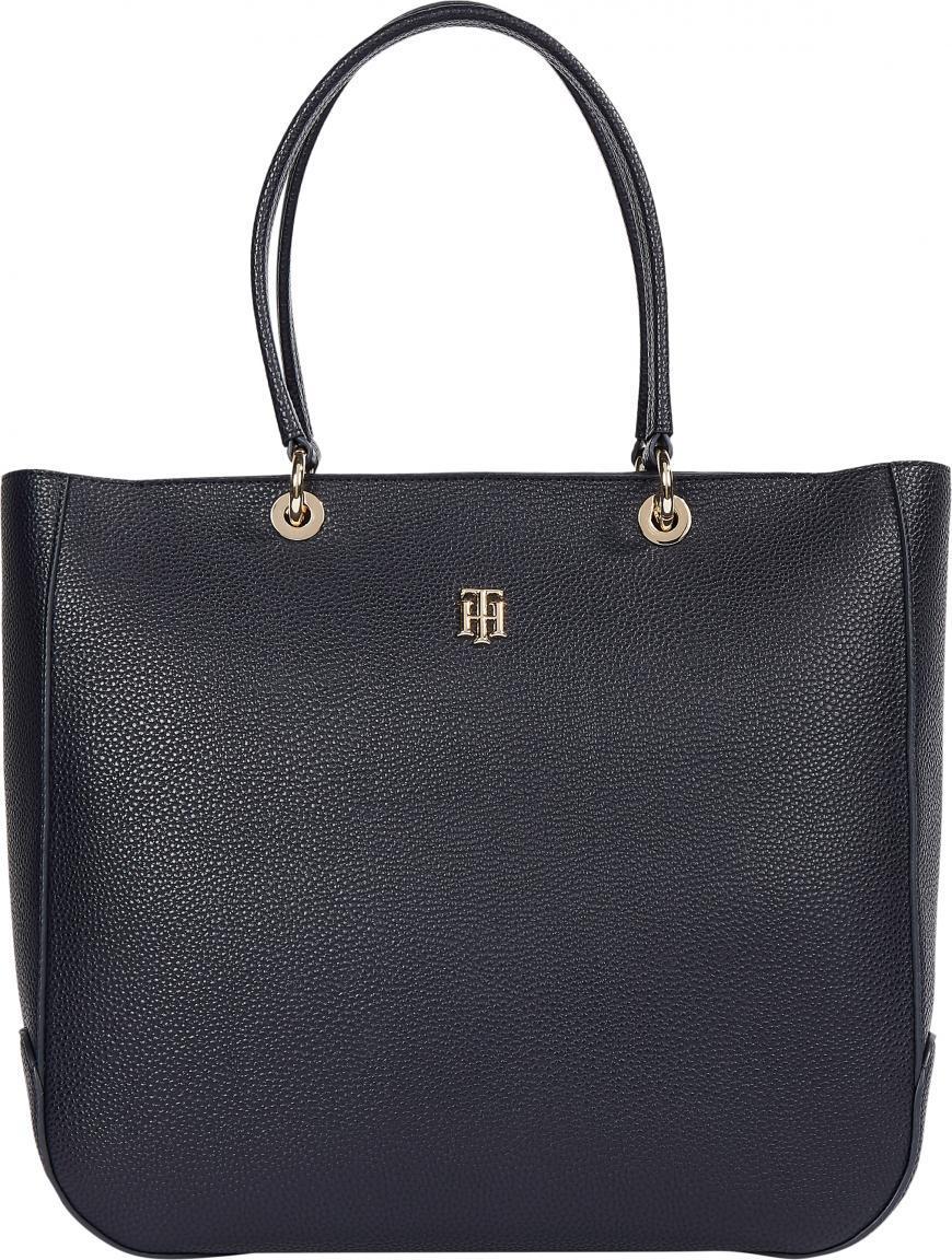 geraumiger Shopper dunkelblau TH Essence Tote Corporate Tommy Hilfiger