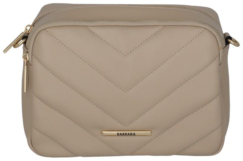 gesteppte Camera Bag beige Barbara Travelite Cozy Sand