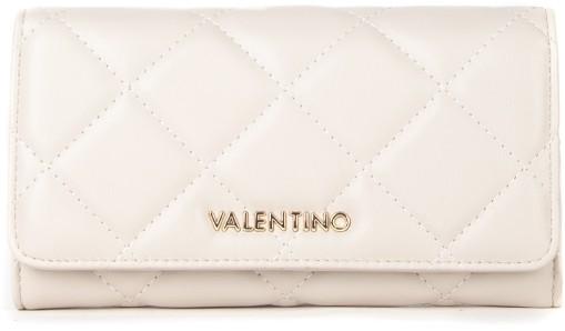 gestepptes Portemonnaie hellbeige Überschlag Valentino Ocarina Ecru