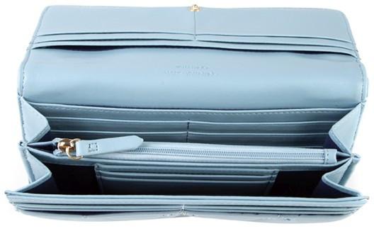 gestepptes Portemonnaie hellblau Valentino Ocarina Polvere