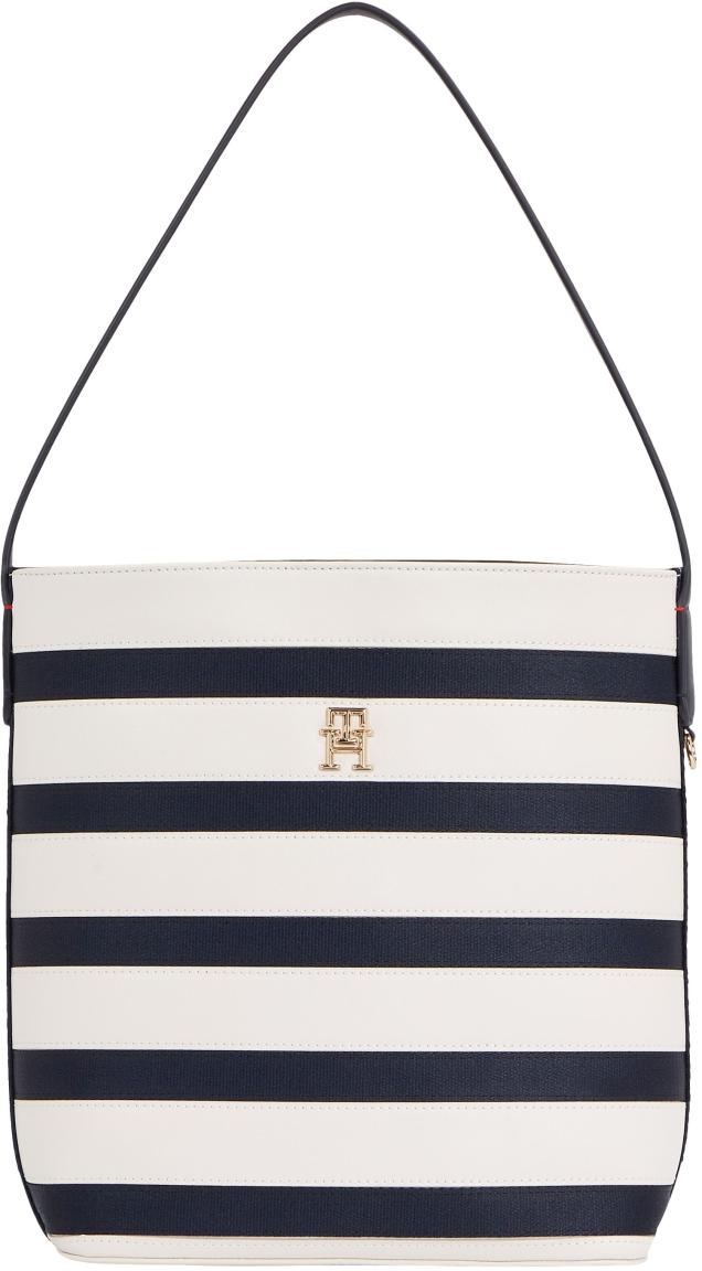 gestreifte Beuteltasche Iconic Tommy Hilfiger maritim