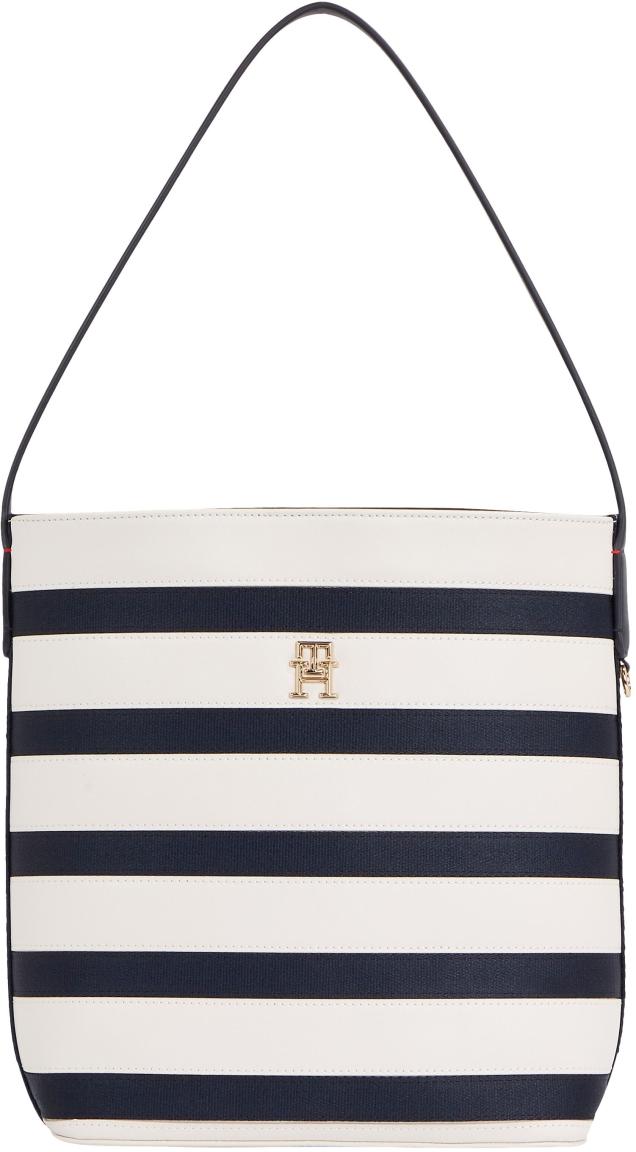 gestreifte Beuteltasche Iconic Tommy Hilfiger maritim