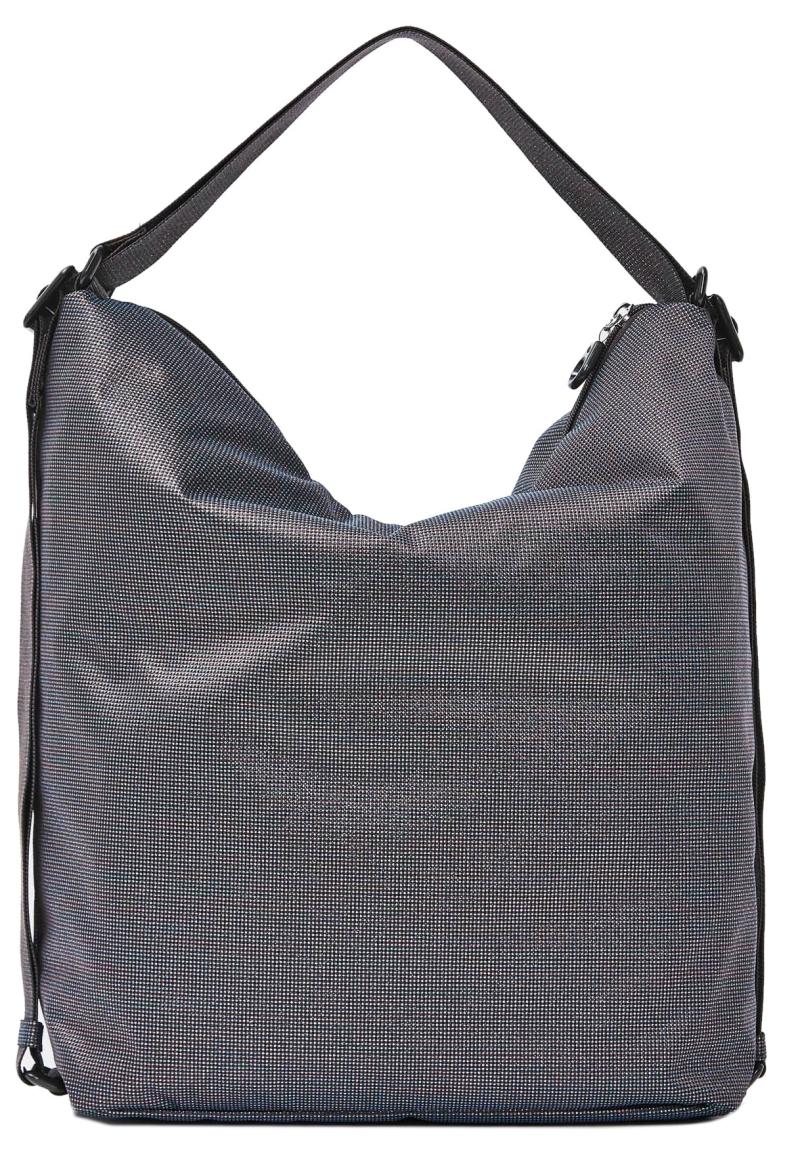 glitzernder Beutelrucksack MD20 Lux Hobo Galaxy blau violett