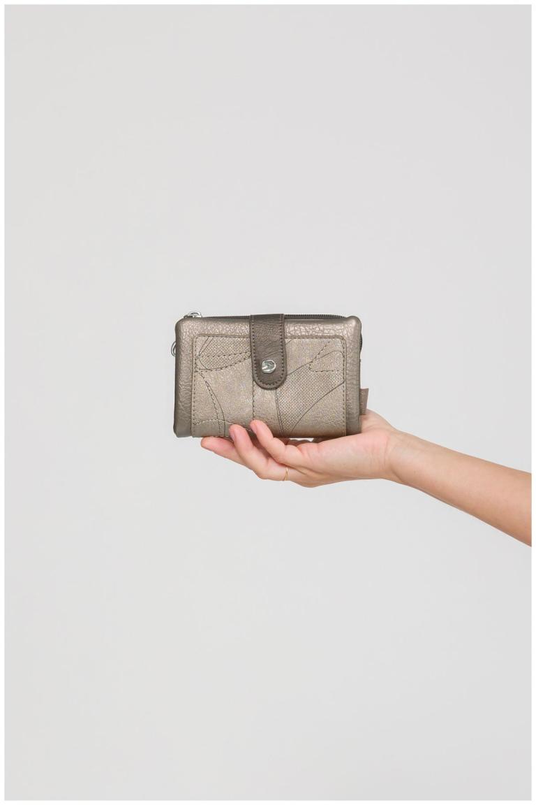 goldene Geldtasche Anekke Sophia Auralis Ziernähte