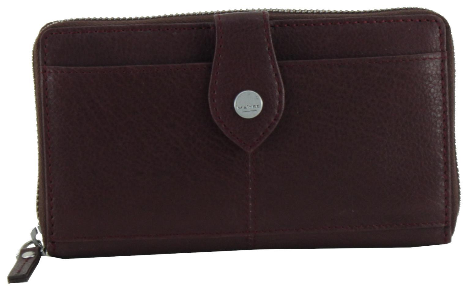 graue Lederbörse Maitre Lemberg Dark Grey Dietrun Purse Grau