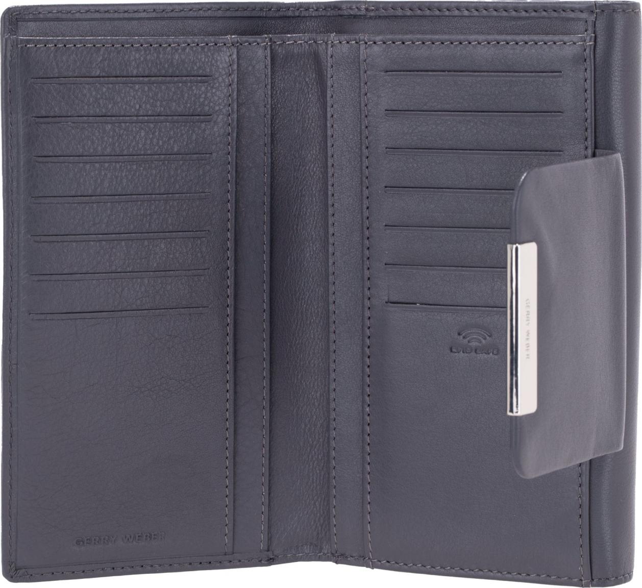 graues Damen Portemonnaie Vigo Gerry Weber Dark Grey