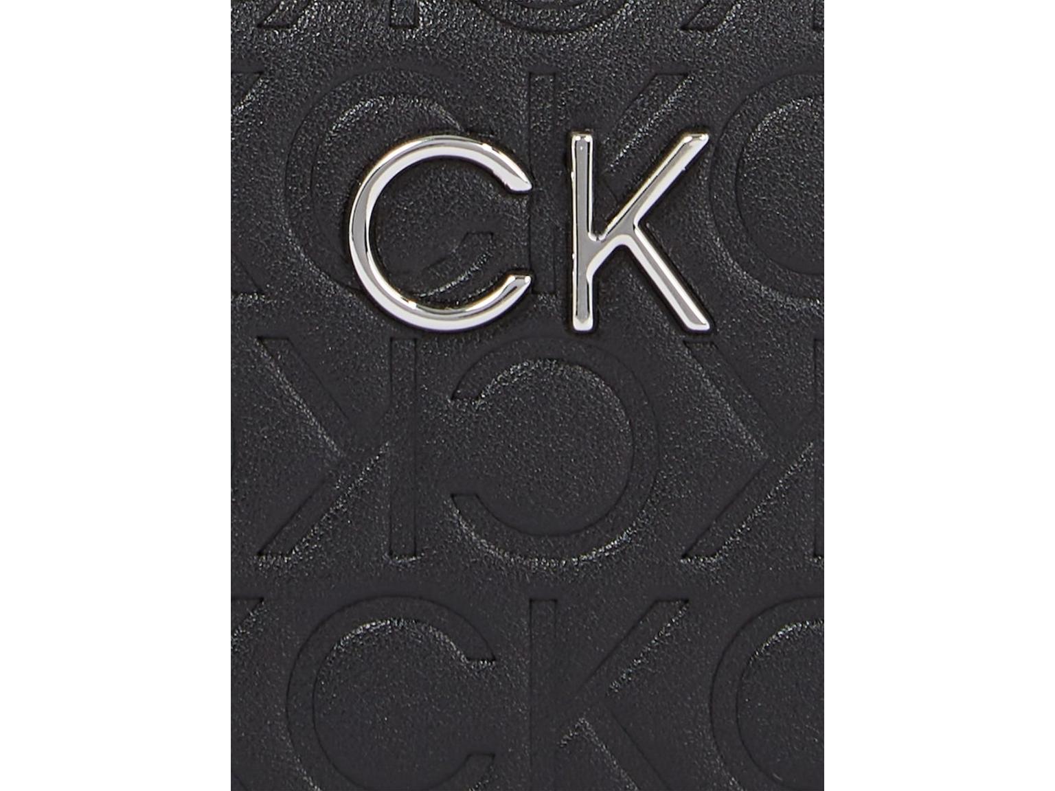 griffiges Damenportmonee Calvin Klein Black Bifold Karten RFID 