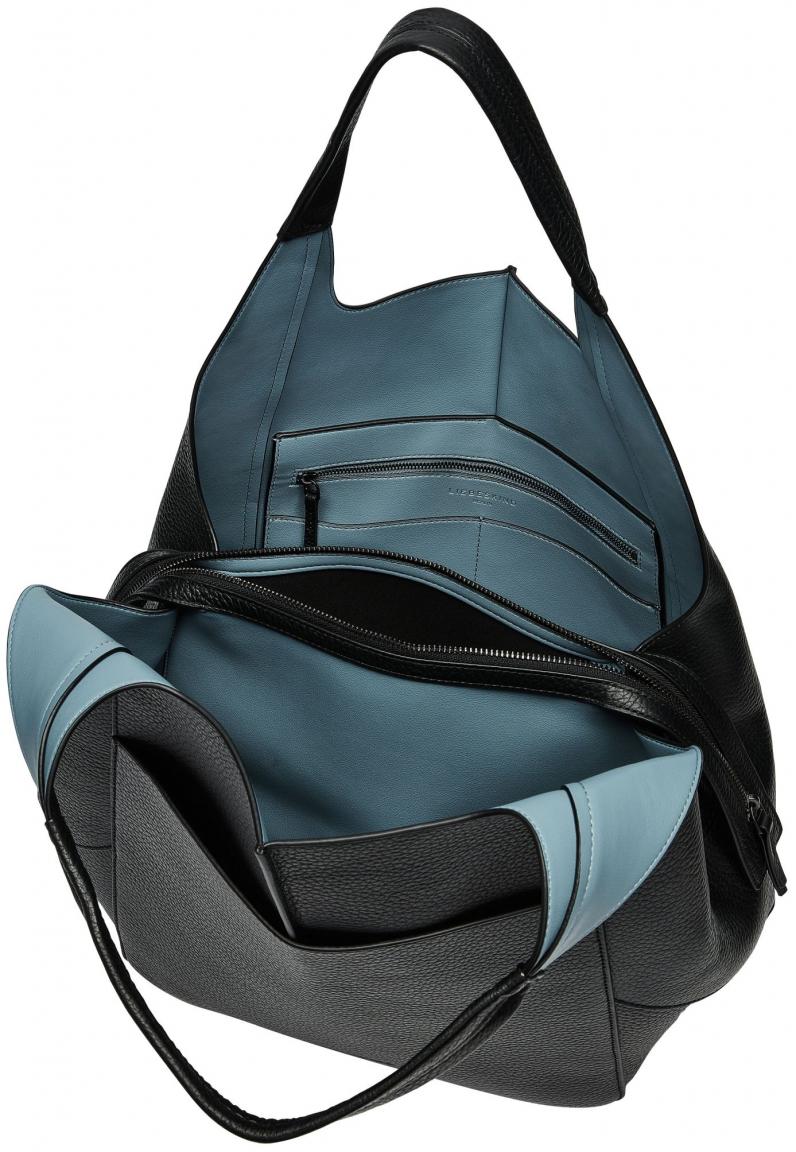 große Beuteltasche Liebeskind Lilly Tote L Black schwarz
