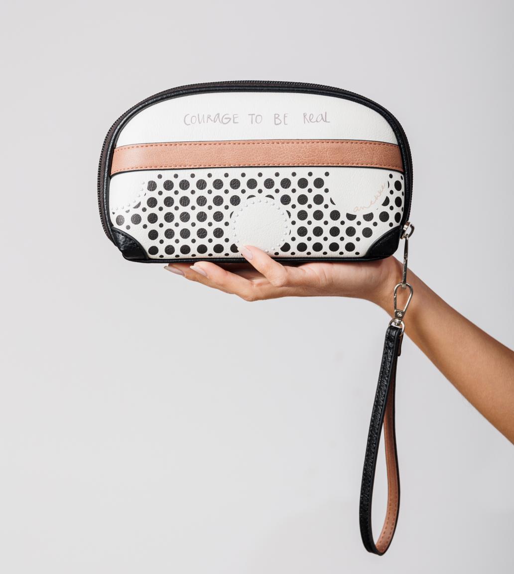 große Brieftasche Damen Anekke Alma Glitzer 
