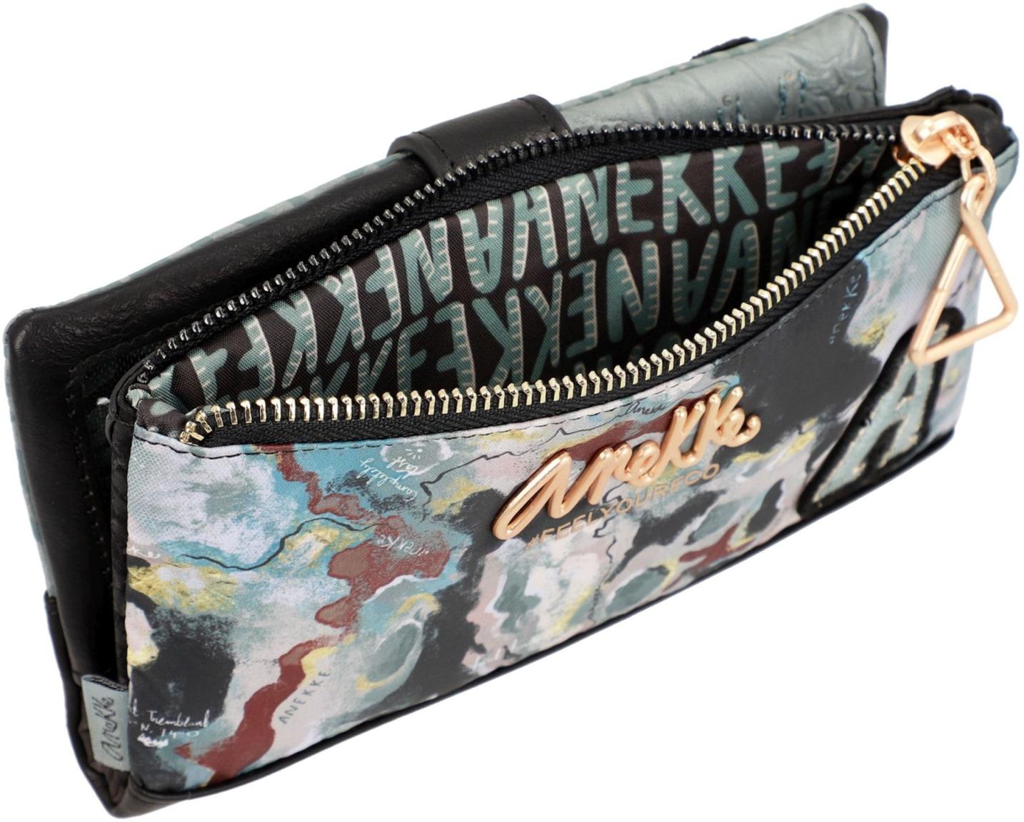 große Geldtasche bunt Anekke Nature Woods Recycling Etui Kanada