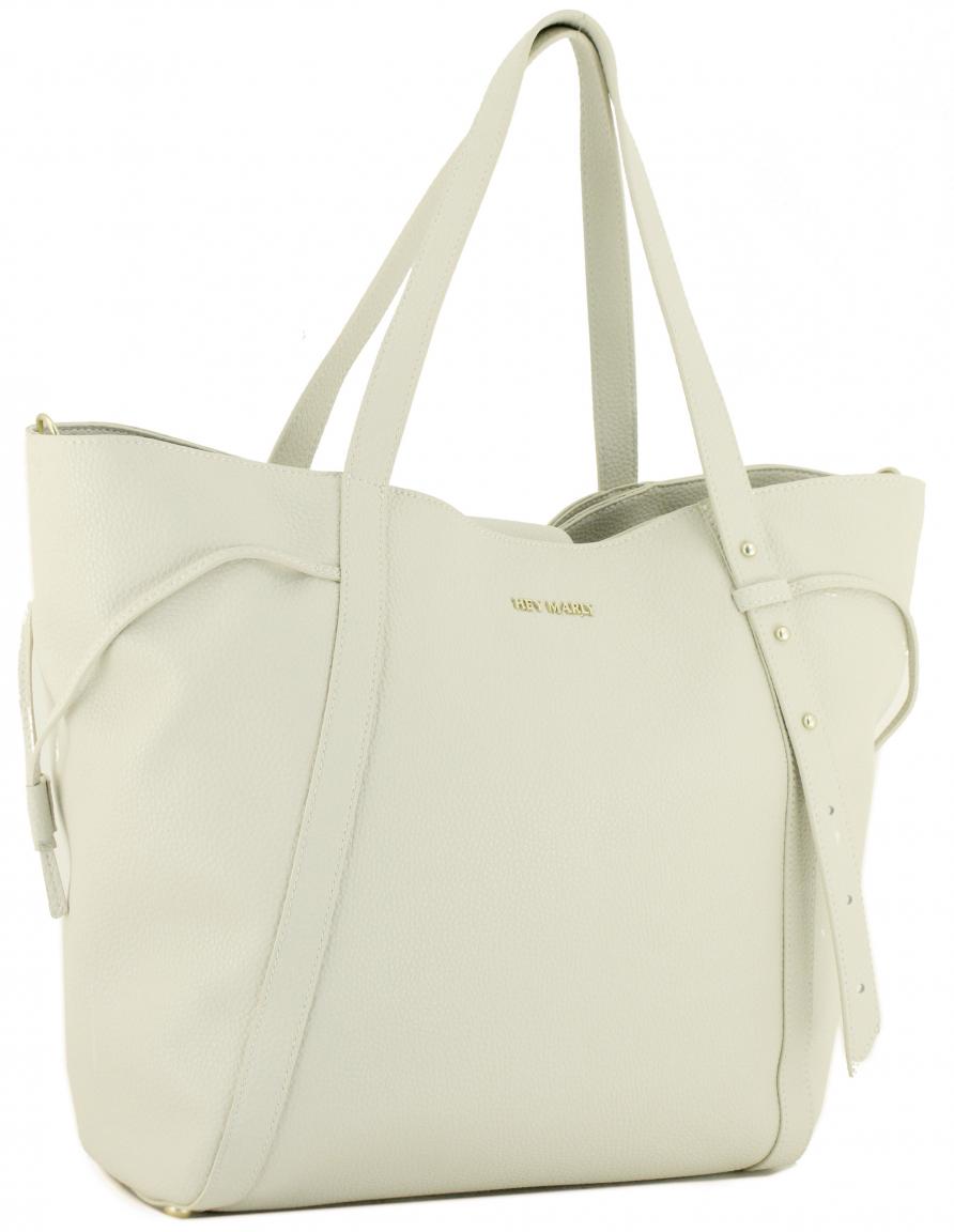 große Henkeltasche Pretty Wonder M Crema hellbeige nachhaltig