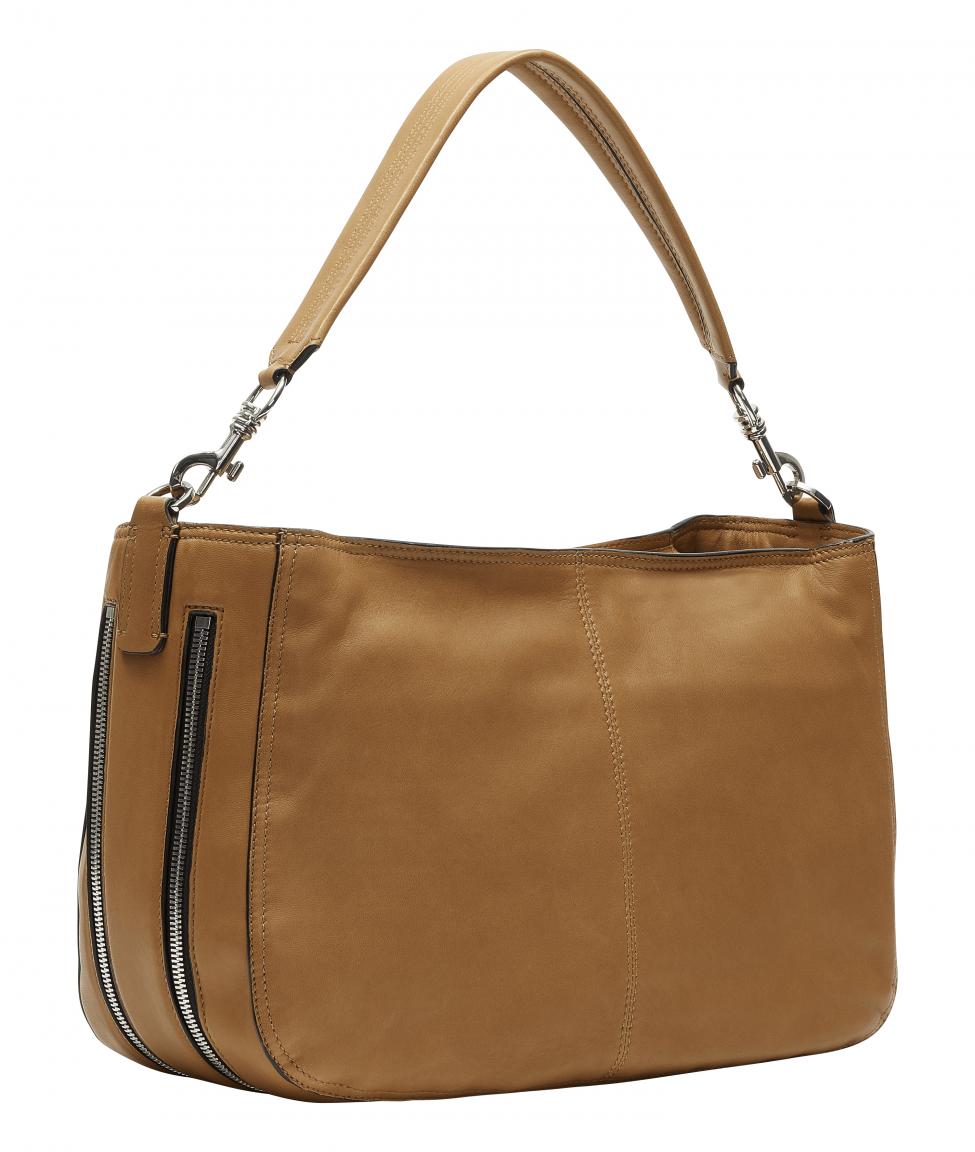 große Hobo Tasche Liebeskind Hobo Large Leder Light tan