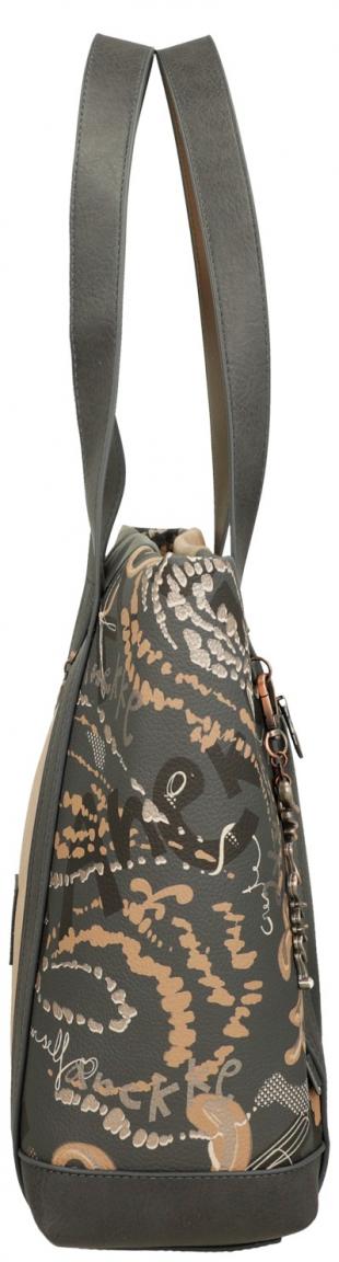 große Shoppertasche Anekke Intentions anthrazit beige
