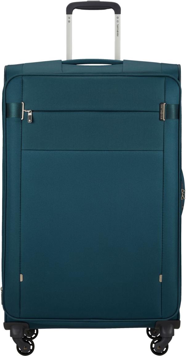 großer Flugkoffer Softcase Samsonite Citybeat Spinner 78cm Petrol Blue