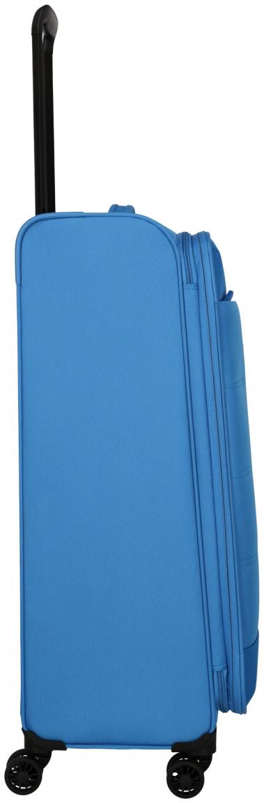 großer Flugkoffer Travelite Rügen L 78cm erweiterbar Mittelblau